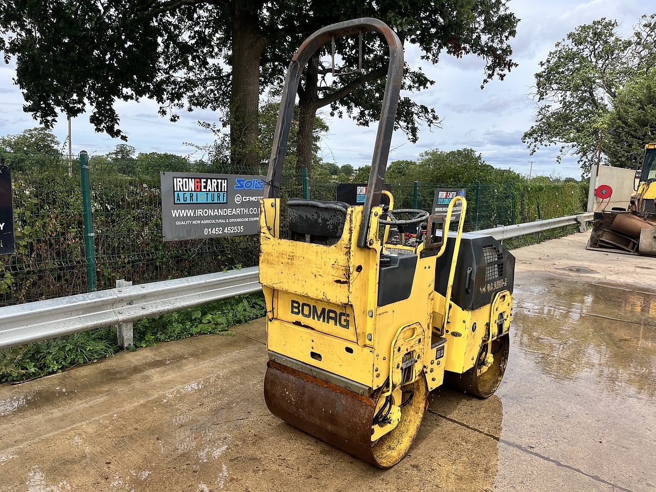 2002 Bomag BW80 ADH-2 Roller compactor for sale in Berkeley, Gloucestershire — photo 6