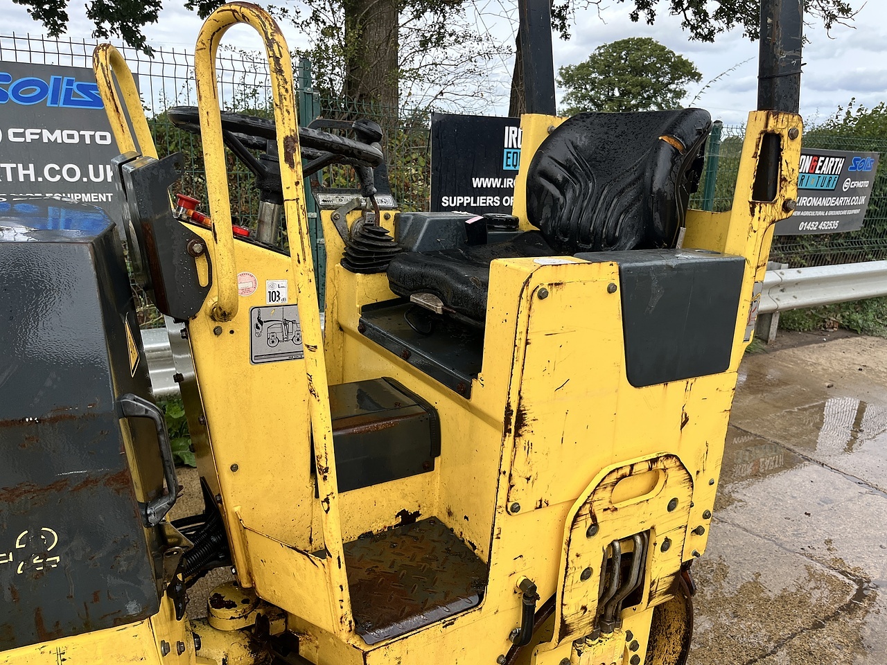2002 Bomag BW80 ADH-2 Roller compactor for sale in Berkeley, Gloucestershire — photo 9