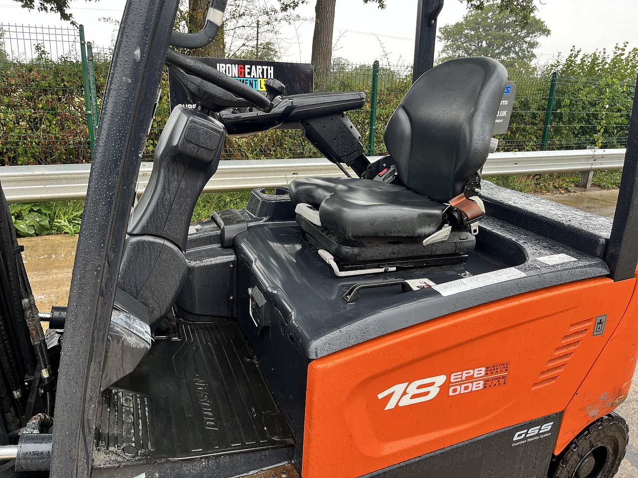 2015 Doosan B18X-7 Forklift forklift for sale in Berkeley, Gloucestershire — photo 9