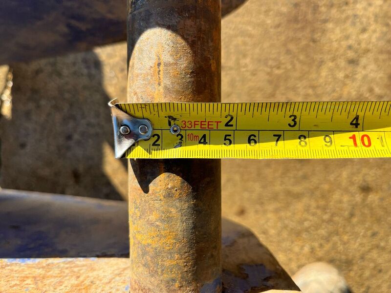 Used Pallet Forks on JCB Hitch For Excavator Image 7