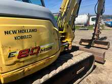 New Holland E80 8 Ton Rubber Tracked Excavator 