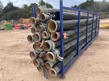 Vac Tanker Pipes 6m - In Stillages 