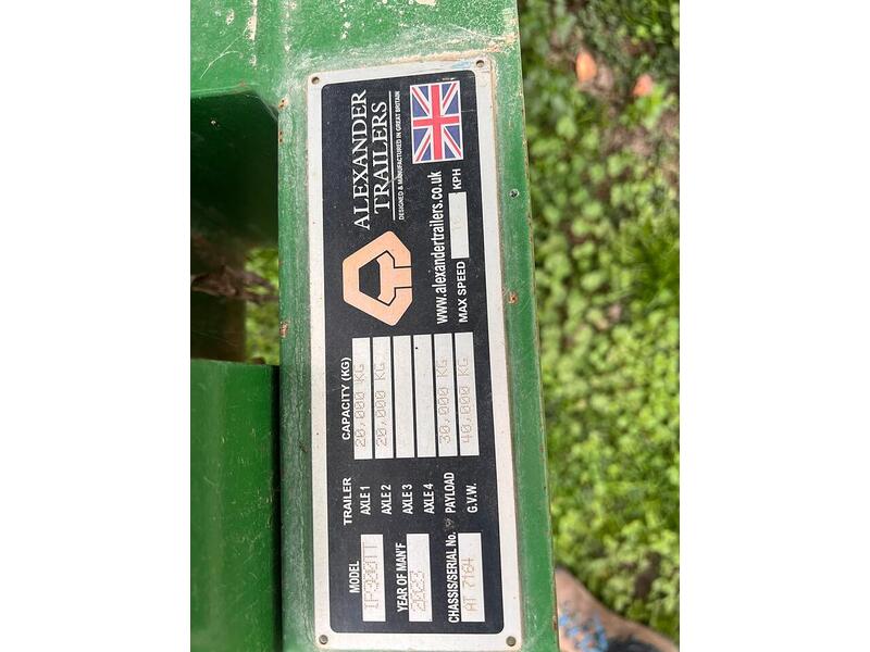 Alexander Drawbar Flat Trailer