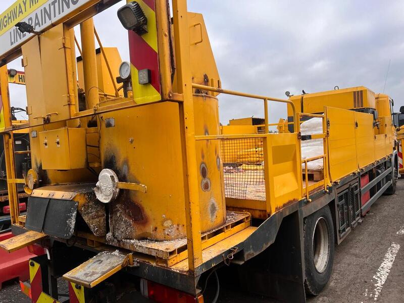 Scania Line Painting Truck