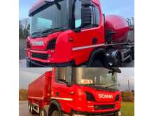 Scania P370 XT Demount Mixer & Tipper 