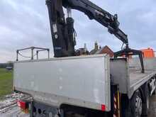 DAF CF 410 Flat with Rear Mounted Atlas Crane 