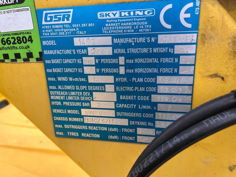 Iveco with Skyking Cherry Picker