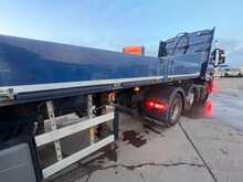 Renault T480 with Dropside Crane Trailer 