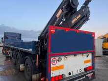 Renault T480 with Dropside Crane Trailer 