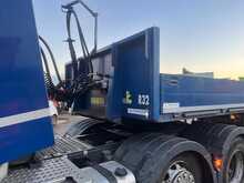 Renault T480 with Dropside Crane Trailer 