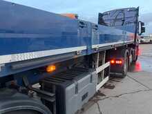 Renault T480 with Dropside Crane Trailer 