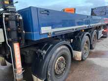 Renault T480 with Dropside Crane Trailer 