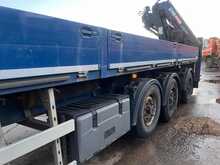 Renault T480 with Dropside Crane Trailer 
