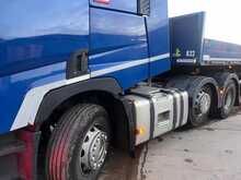 Renault T480 with Dropside Crane Trailer 
