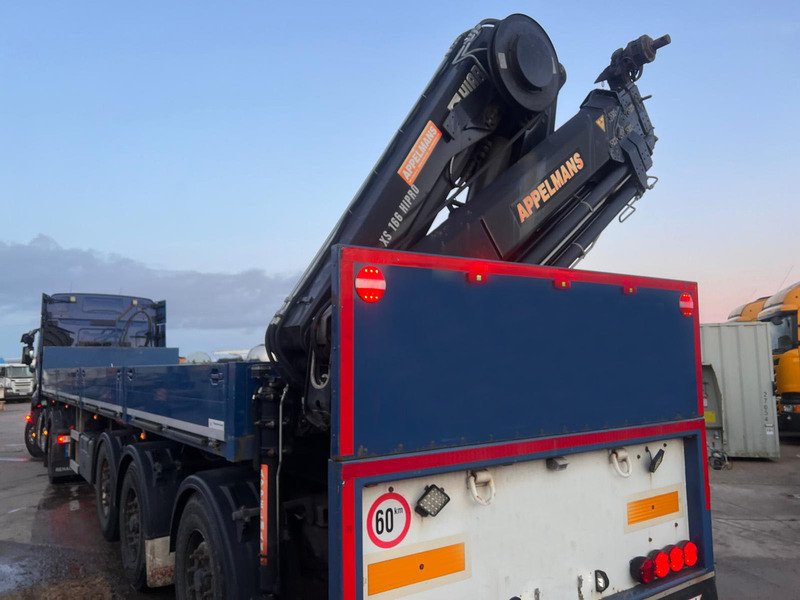 Renault with Dropside Crane Trailer 