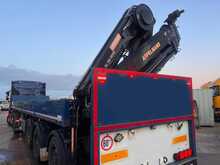 Renault T480 with Dropside Crane Trailer 