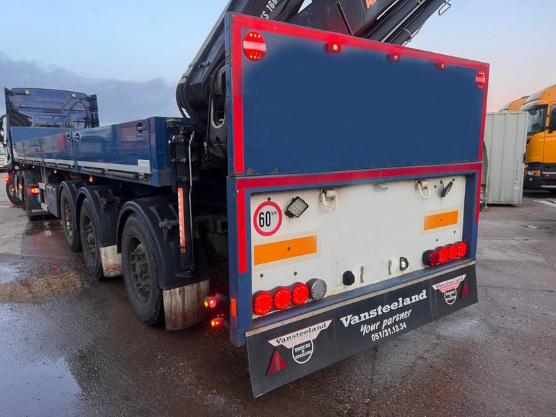 Renault with Dropside Crane Trailer 