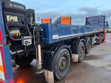 Renault T480 with Dropside Crane Trailer 