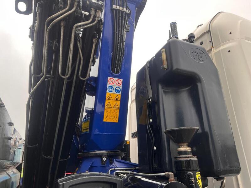 Scania Flat with 6 Extension Crane Flatbed 