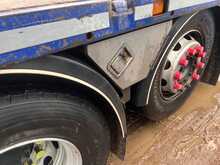 Scania R450 Flat with 6 Extension Crane 