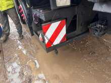 Scania R450 Flat with 6 Extension Crane 