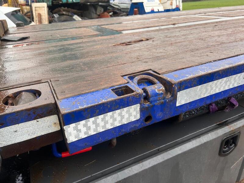 Scania Flat with 6 Extension Crane Flatbed 