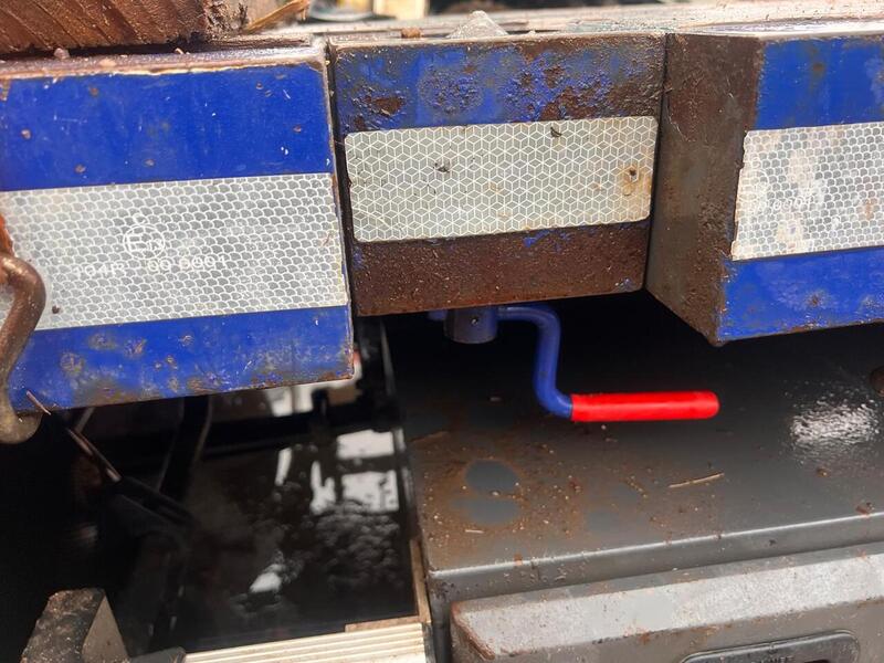 Scania Flat with 6 Extension Crane Flatbed 