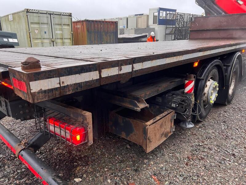 Volvo 460 Fitted with Fassi F660 6 Extension Crane 