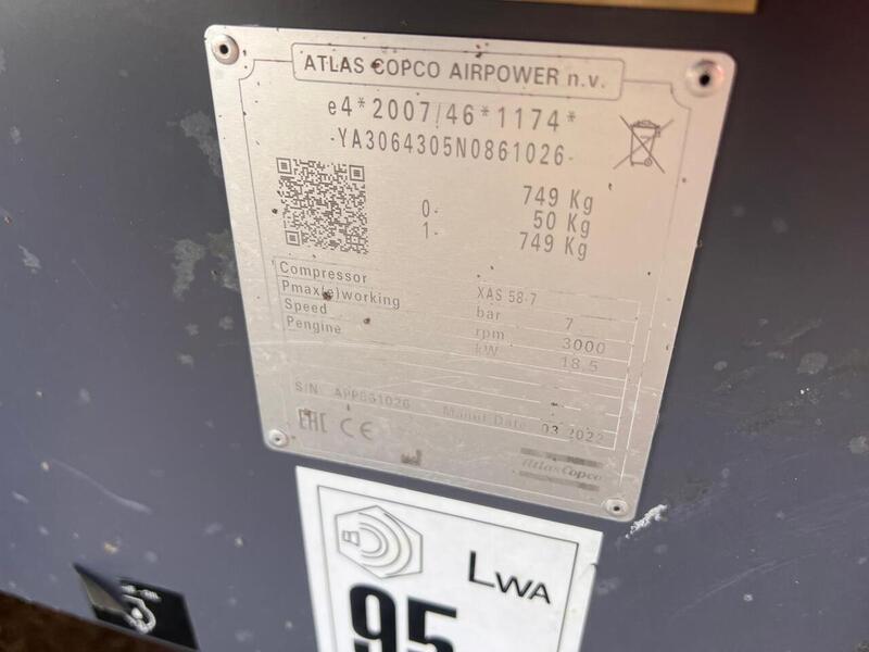 Atlas Copco 58-7  Compressor  