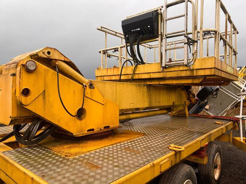 Cherry Picker On a Trailer