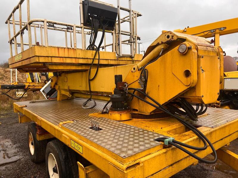 Cherry Picker On a Trailer