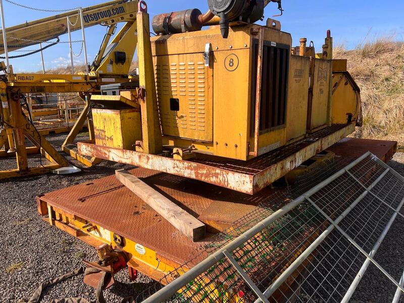 Conehead Chipper with Road Rail Trailer