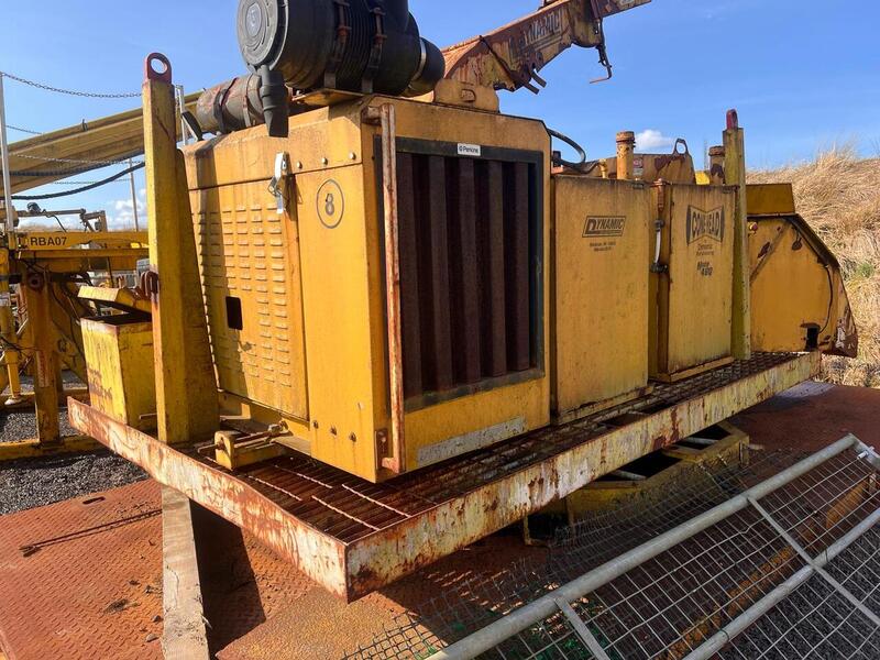 Conehead Chipper with Road Rail Trailer