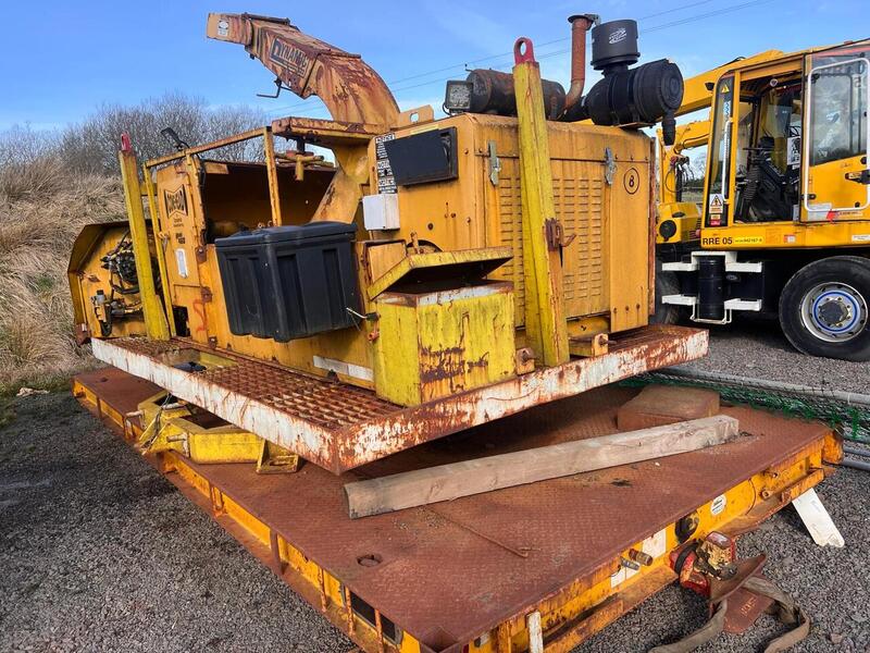 Conehead Chipper with Road Rail Trailer