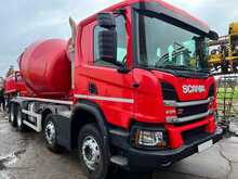 Scania P370 XT Fitted with 8m3 Concrete Mixer 