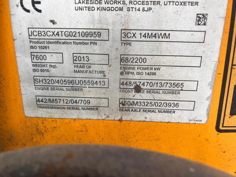 JCB Sitemaster Backhoe Loader