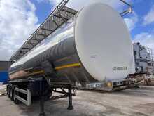 Crossland 35000 Litre Stainless Steel Tanker 316 Food Grade 