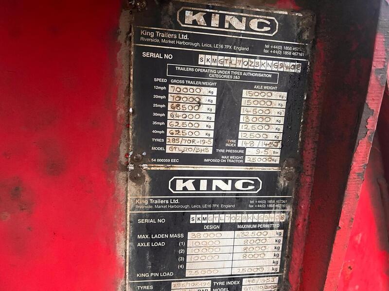 King 70 Ton Low Loader