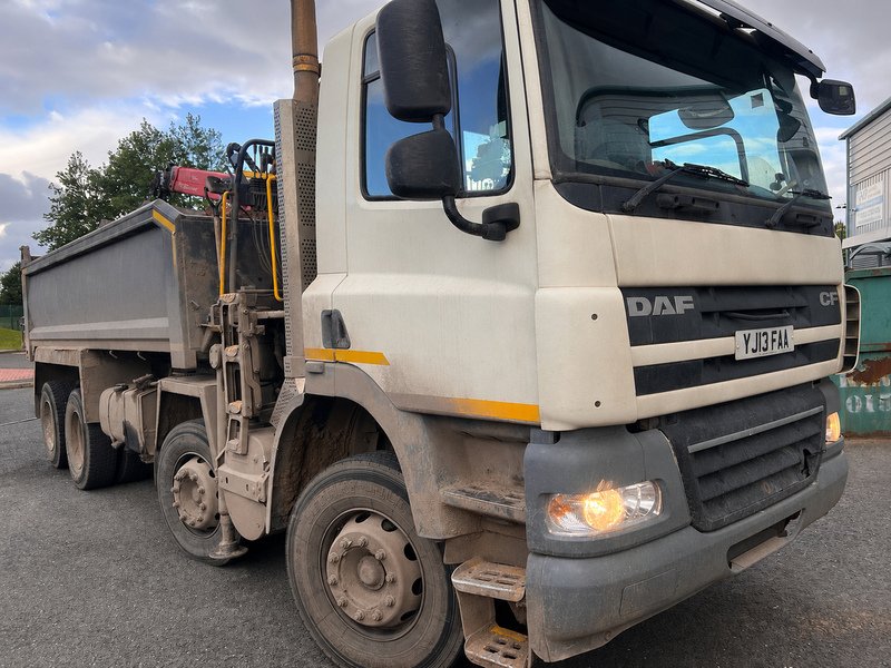 DAF 410 Tipper with Epsilion Crane & Grab