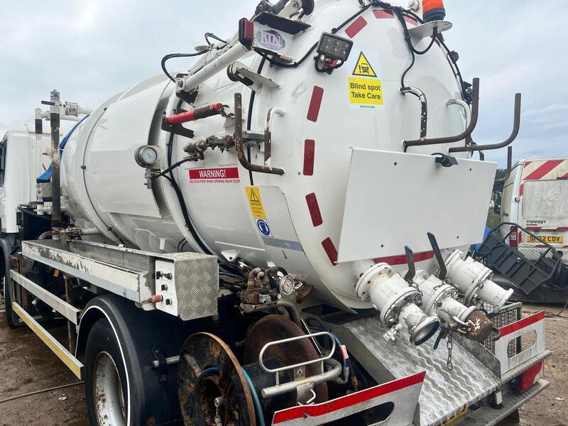 Scania Fitted with RTN Stainless Steel Vac Tanker