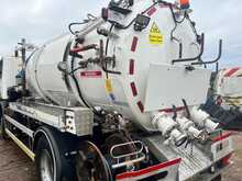 Scania P250 Fitted with RTN Stainless Steel Vac Tanker 
