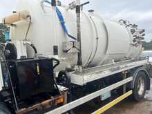 Scania P250 Fitted with RTN Stainless Steel Vac Tanker 