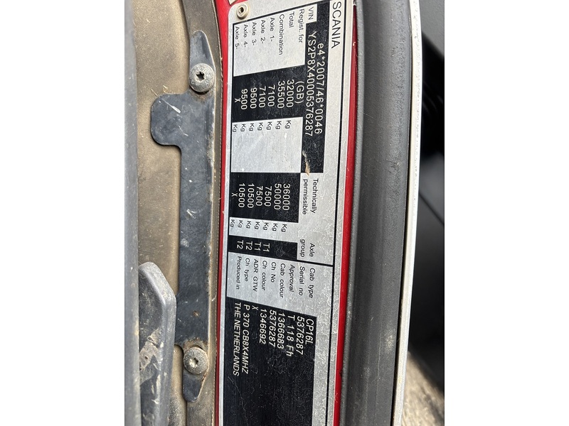 Scania Alloy Insulated 8x4 Tipper