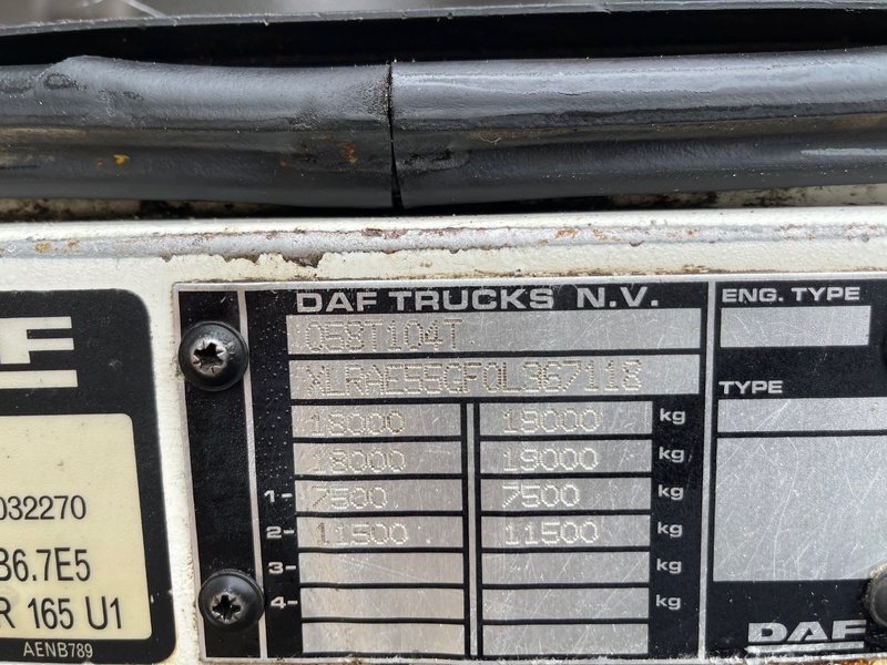 DAF 220 8200 Litre Vac Tanker