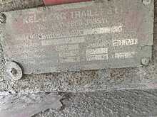 Kelberg 65 Yard Tipping Trailer 