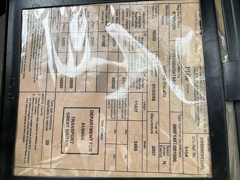 Volvo 430 Chassis Cab