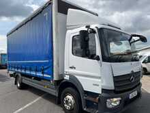 Mercedes-Benz Atego 1218 Curtain Sider with Tail Lift 