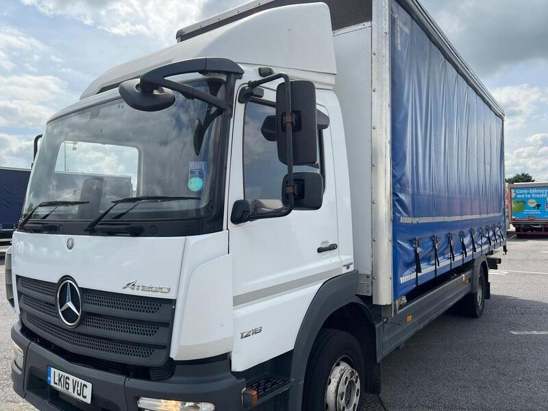Mercedes-Benz 1218 Curtain Sider with Tail Lift 
