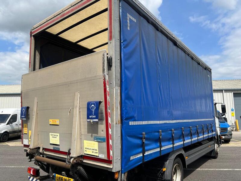Mercedes-Benz 1218 Curtain Sider with Tail Lift 