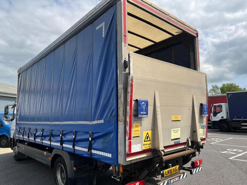 Mercedes-Benz 1218 Curtain Sider with Tail Lift 